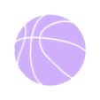 LLavero Basket BASE Y PELOTA (2).stl Bicolor basketball keychain / Keychain basketball