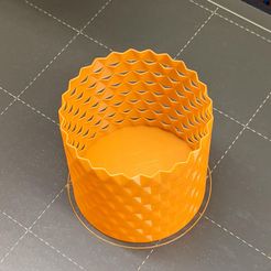 vase_strainer_preview_75.jpg Customizable Vase-Mode Mesh Strainer with No Retractions