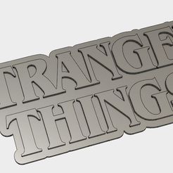 Stranger_Things_Logo.jpg Free STL file Stranger Things Key Ring・Object to download and to 3D print