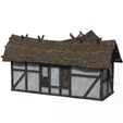 09.jpg Download MEDIEVAL HOUSE 3D Model - Obj - FbX - 3d PRINTING - 3D PROJECT - GAME READY