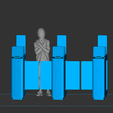 Machine-facial-recognition-security-gate-two-inspection-gate-security-checkpoint-scene-model-1.png Machine facial recognition security gate two inspection gate security checkpoint scene model
