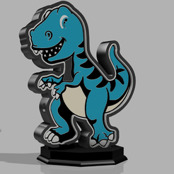 creation-a-usage-Personnelle-Non-destinée-à-un-usage-commercial-meme-une-fois-imprimé-2023-07-30.png Fichier 3D boite lumineuse dino bleu・Modèle à télécharger et à imprimer en 3D