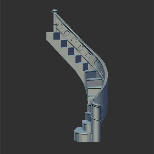 accecories diorama stairs01 3D model