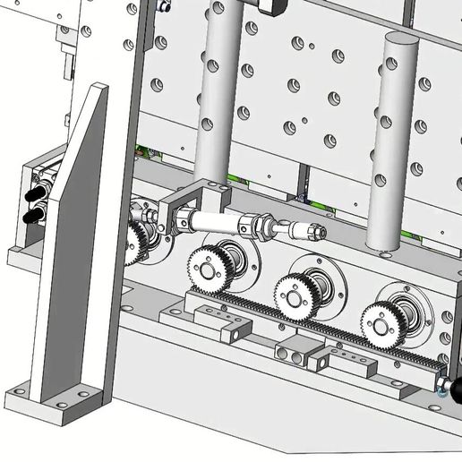 ⚙️ Multi-Head Automatic Screw Locking Machine Mechanism 3D CAD Model ...