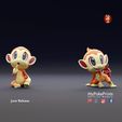 chimchar-1-copy.jpg STL-Datei Chimchar - Gen 4 Starter・3D-Druckvorlage zum Herunterladen