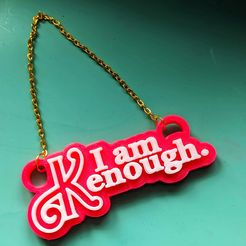 kenough1.jpg I am Kenough - hanging decoration