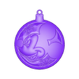 Esfera Mickey.stl Magic Sparkle: Disney's Mickey Style Christmas Globe
