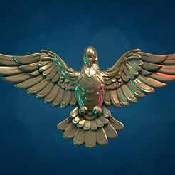 Sprt-01.png 3D file Holy Spirit Pigeon・Design to download and 3D print