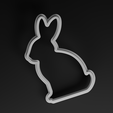 rabbit_cutter.png Niedliche Tierausstechformen STL Pack 1