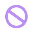 CANCELSymbolFAT.stl Symbol-Cancel, No, Reject
