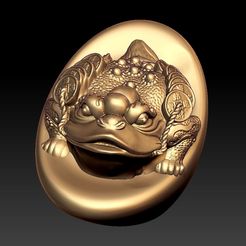 goldenToad1.jpg Бесплатный STL файл golden toad or lucky toad・Шаблон для загрузки и 3D-печати
