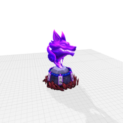 Wardn61.png STL file Ward League Of Legends Wolf・3D print design to download