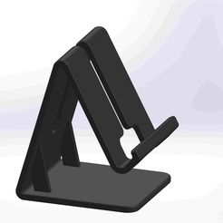 PHONE-HOLDER1.jpg STL-Datei Telefonhalterung・3D-Druckvorlage zum Herunterladen