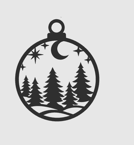 Boule de Noël décorative à imprimer en 3D