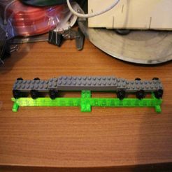 All LEGO® like train track rail in L-Gauge by Bryan, Download free STL  model