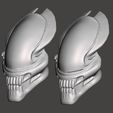 1.jpg SERPENT PREDATOR Full Scale Bio Mask Helmet 2 versions - STL for 3D printing HIGH-POLY