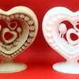 HEART-ORNAMENT-07.jpg Файл STL Орнамент "Сердце Валентина" без опор・Шаблон для 3D-печати для загрузки