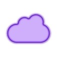 Cloud.stl CLOUD BATH BOMB SOLID SOAP PRESS MOLD