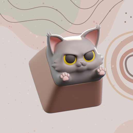 🎨 Fun Mega Collection - keycaps to print・ STL File for 3D printing・Cults
