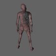 15.jpg Animated Zombie woman-Rigged 3d game character Low-poly 3D model