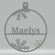 Maelys.jpg Personalized bauble Maelys