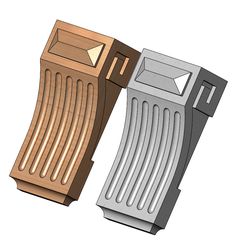 Fluted-Greek-key-antique-corbel-bracket-00.jpg STL file Fluted Greek key sides antique corbel bracket 3D print model・Template to download and 3D print