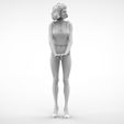 1.12.jpg Pose N1 Attractive woman Miniature 3d print Model