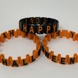 Image0000a.JPG Happy Halloween "Somewhat Stretchy" Bracelet