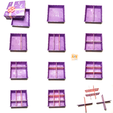 10ways.png 3D-Datei Geschenkschachteln - 5 Modelle - 3 Größen (weder kleben noch malen)・Design zum Herunterladen und 3D-Drucken