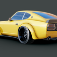 4.png Datsun Car 3D Model