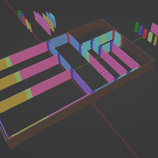 Modular drawer organizer 3D model