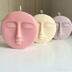 324.webp Archivo STL cara de luna・Objeto de impresión 3D para descargar