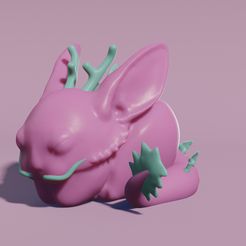 RabbitDragon1.jpg Archivo STL Rabbit Dragon・Modelo de impresora 3D para descargar