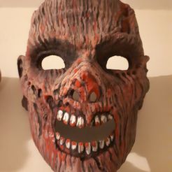 20210424_213744.jpg STL file Zombie Flesh Mask・Model to download and 3D print