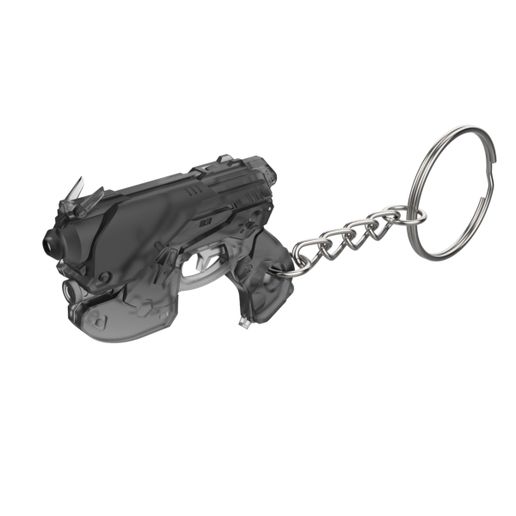 🗝️ Keychain DVa Blaster Overwatch Printable 3d model STL