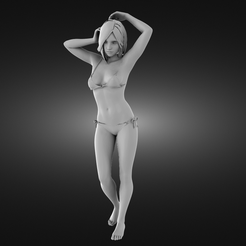 Girl-on-the-beach-render.png STL file Girl on the beach・Model to download and 3D print