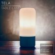 TELA_Table-lamp_white_front2.jpg TELA  |  Table lamp E14 & E27 & E26 fast print