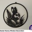 EBWD-2.jpg Cute Easter Bunny Window / Wall decoration, easy to print
