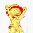 Luffy2.png Affe D. Luffy - One Piece stilisierte Figur (Joy Boy Pose)
