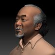 m05.jpg Mr Miyagi -Pat Morita -Printable 3D print model