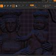 WF1.jpg Madonna and Baby bas relief for CNC 3D