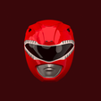 red-1.png Mighty Morphin Power Rangers Red Ranger Helmet 3D file model
