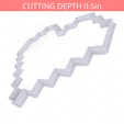 Pixel_Heart~8in-cookiecutter-only2.png Pixel Heart Cookie Cutter 8in / 20.3cm