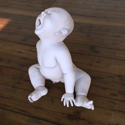 baby03_vorschau..jpg Archivo STL Bebé enojado・Diseño imprimible en 3D para descargar, udograf