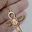 Ankh-cross-scarab-Pendant-07.jpg Ankh cross  scarab wing  Pendant
