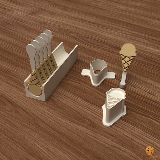 Ice Cream Cone Cake Pop Mold Set