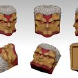 reiner_keycap_views.jpg Armored Titan - Keycap 3D for mechanical keyboard - AOT SNK -