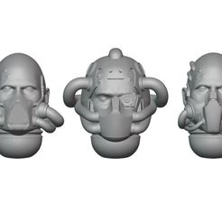 360截图20230606173713317.jpg Archivo STL CABEZA DE BIBLIOTECARIO DE LOS MARINES ESPACIALES(BIG.VER)・Idea de impresión 3D para descargar