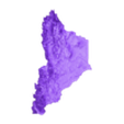 Mapa topografico de NEUQUEN.stl Topographic map of NEUQUÉN