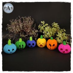 0010B.jpg 3D file TEALIGHT PUMPKIN FAMILLY 2023 EDITION! - 6 DIFFERENT MODELS・3D printable model to download